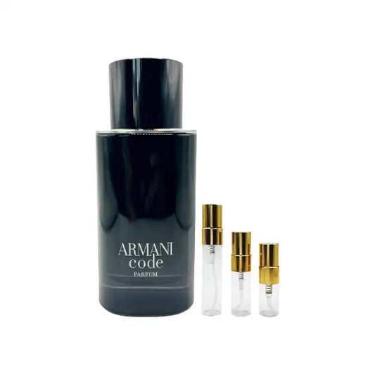 Parfümprobe von Armani Code Parfum – intensiver, eleganter Herrenduft, perfekt zum Parfümproben bestellen und Testen des ikonischen Armani-Duftes