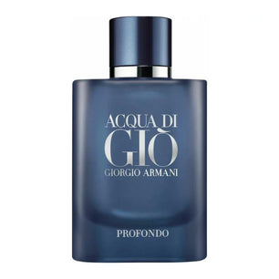 Giorgio Armani Acqua di Giò Homme Profondo Duftprobe: Die Quintessenz von Frische und Tiefe. Erkunden Sie die unendlichen Tiefen von Profondo und lassen Sie sich von seiner kraftvollen und erfrischenden Aura begeistern. Bestellen Sie jetzt Ihre Duftprobe von Giorgio Armani Acqua di Giò Homme Profondo.