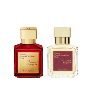 Maison Francis Kurkdjian Baccarat Rouge 540 Set - Parfümprobe • Duftprobe bestehend aus Eau de Parfum und Extrait de Parfum • Luxuriöse und sinnliche Herrendüfte mit Noten von Safran, Jasmin, Amberholz und Moschus • Elegante und langanhaltende Parfüms für besondere Anlässe • Jetzt bestellen.